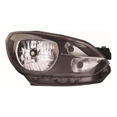 Volkswagen Up 2012-2016 Black Inner Head Lamp Unit Driver Side
